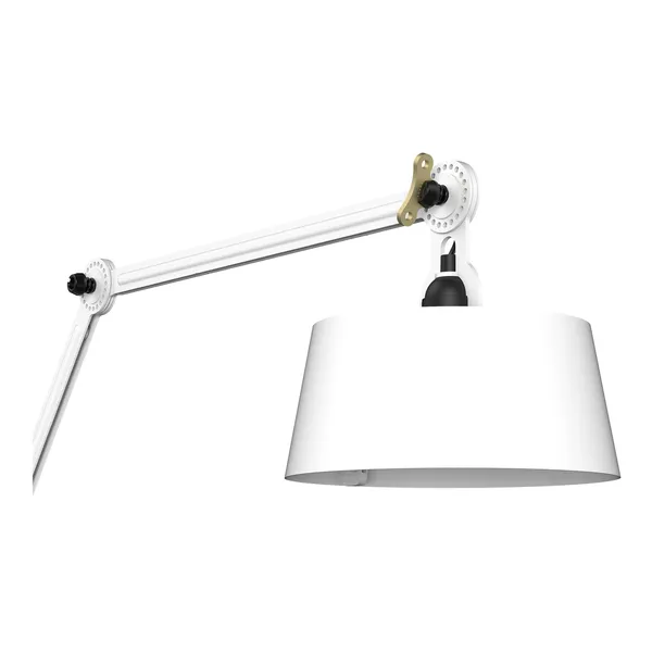 Bolt Floor Lamp Long 2 Arm Pure White