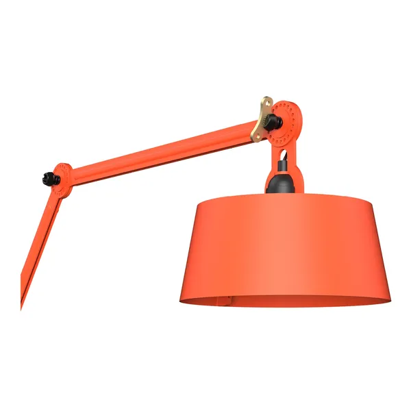 Bolt Floor Lamp Long 2 Arm Striking Orange