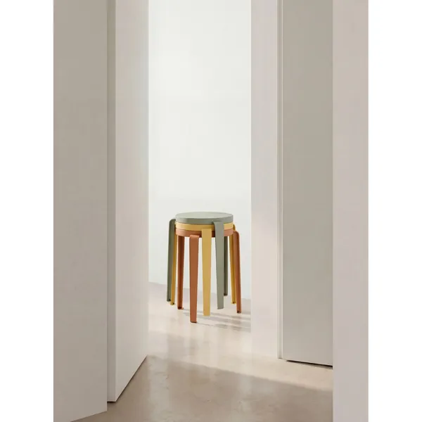 LOU Stool Eucalyptus Grey