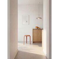 LOU Stool Tangerine Red