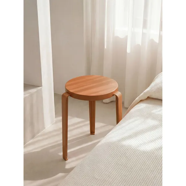 LOU Stool Tangerine Red