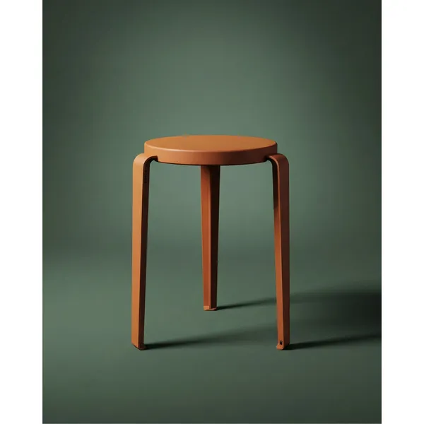 LOU Stool Tangerine Red