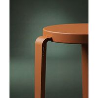 LOU Stool Tangerine Red