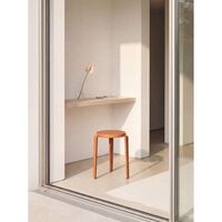LOU Stool Tangerine Red