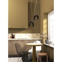Arch Single Pendant Black