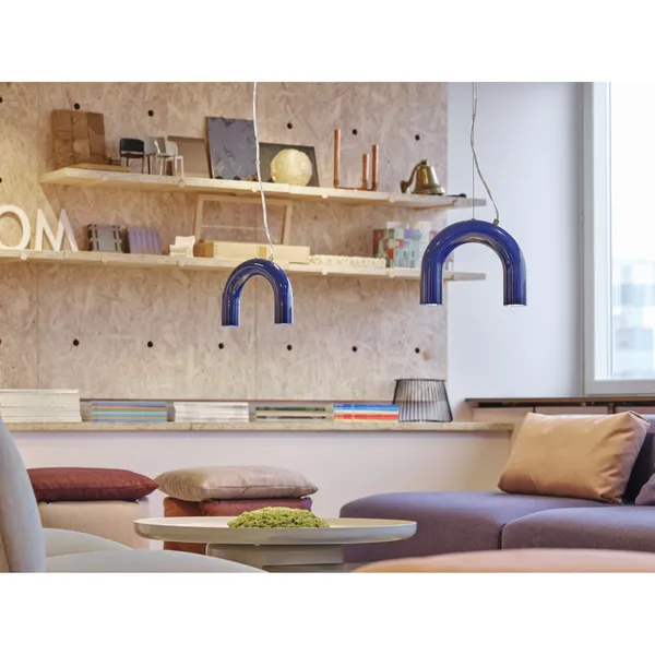 Arch Single Pendant Blue
