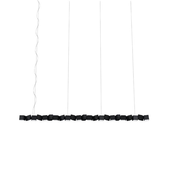 Lampadario Blockchain 23 Nero