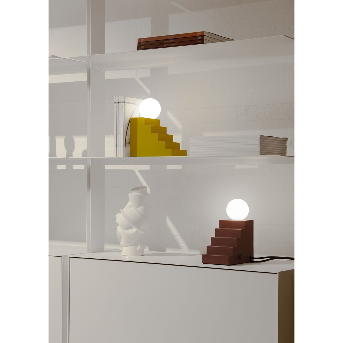 Stair V2 Table Lamp Red