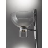 Nocturne F1 Bowl Floor Lamp Silver