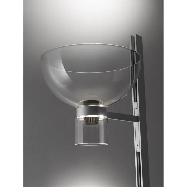 Nocturne F1 Bowl Floor Lamp Silver