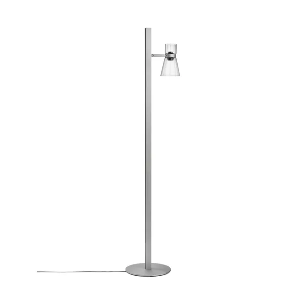Nocturne F1 Cone Gulvlampe Sølv