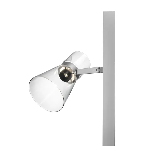 Nocturne F1 Cone Gulvlampe Sølv