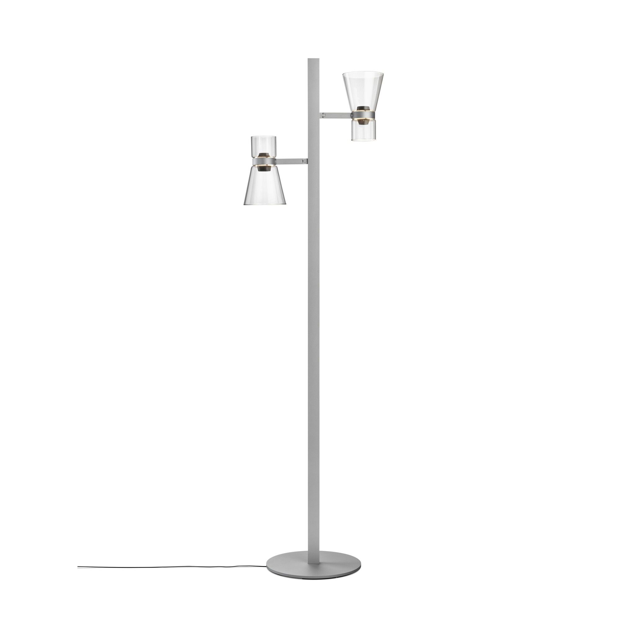 Nocturne F2 Cone Gulvlampe Slv
