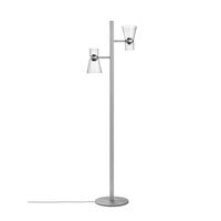 Nocturne F2 Cone Floor Lamp Silver