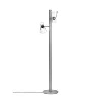 Nocturne F2 Cone Floor Lamp Silver