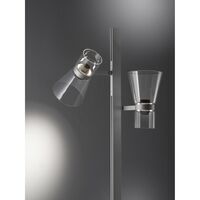 Nocturne F2 Cone Floor Lamp Silver