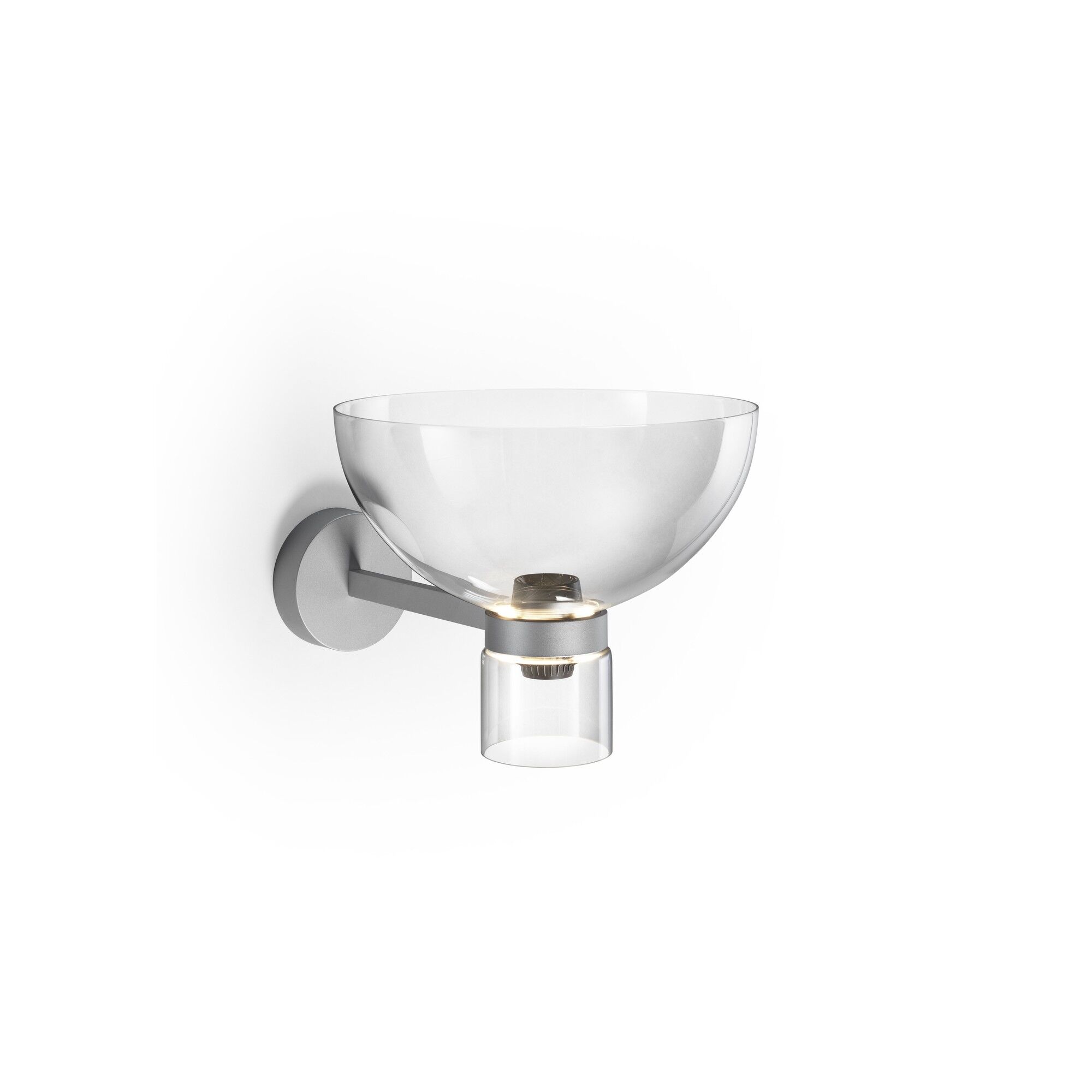 Applique Murale Nocturne Bowl Argent
