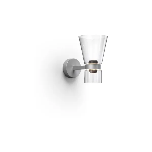 Nocturne Cone Wall Lamp Silver