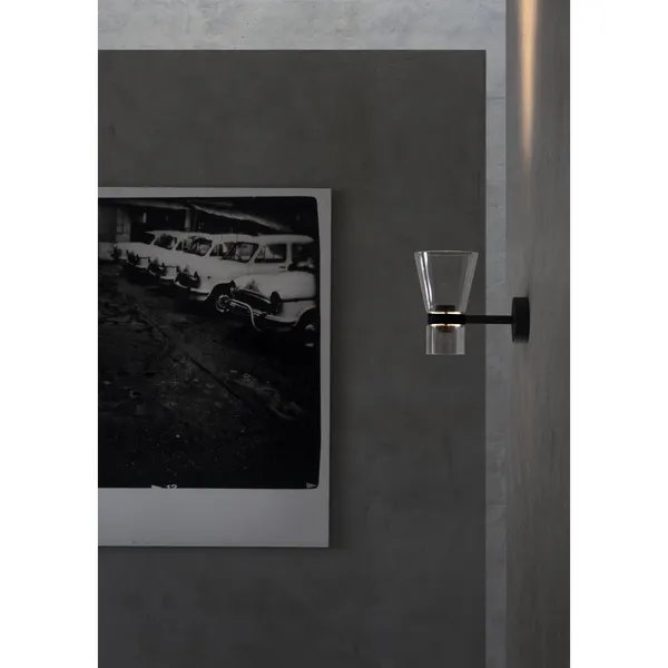 Nocturne Cone Wall Lamp Silver