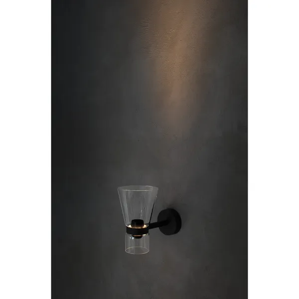 Nocturne Cone Wall Lamp Silver