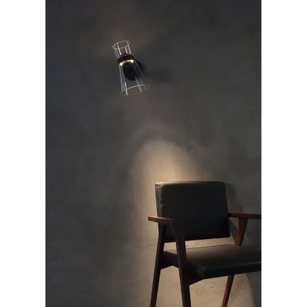 Nocturne Cone Wall Lamp Black