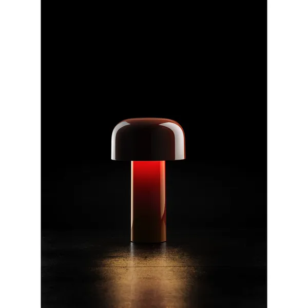Bellhop Unplugged Table Lamp Red
