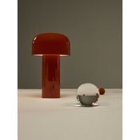 Bellhop Unplugged Table Lamp Red