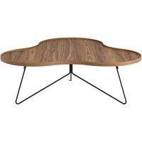 Flower Mono Sofabord 114x39 Sort/Valnød