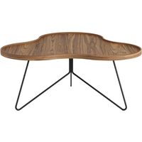 Flower Mono Coffee Table 90x39 Black/ Walnut
