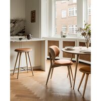Barhocker, Matt Eiche/ Walnuss , 69 cm