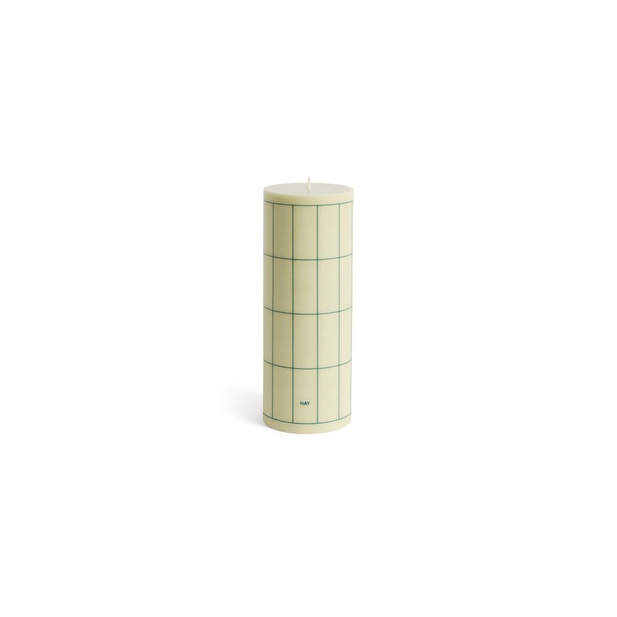 Column Stearinlys Stor Light Green/Dark Green