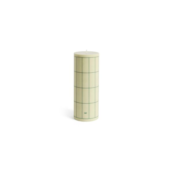 Column Kaars Groot Light Green/Dark Green