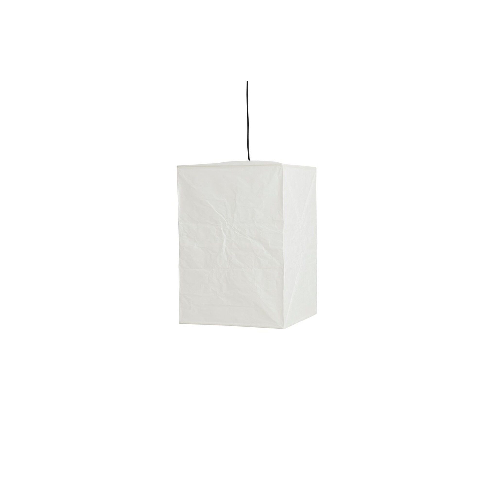 Paper Shade Cube Skjerm Uten Ledning Høy Classic White