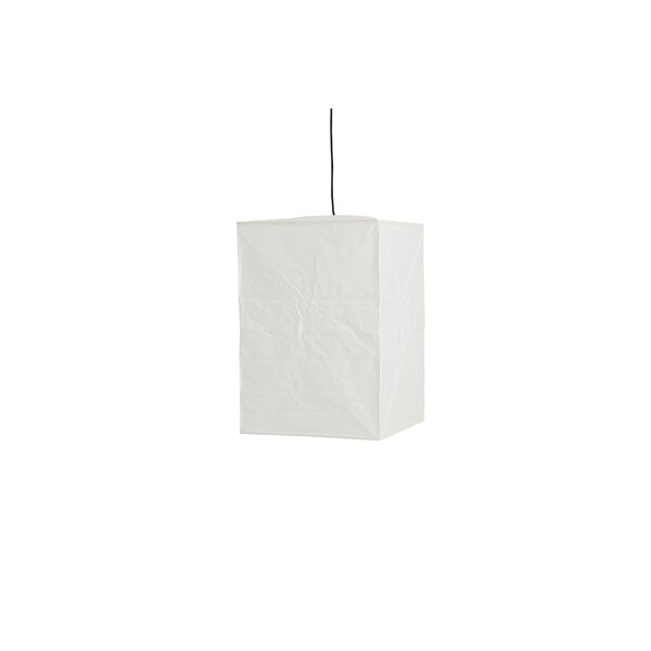 Paper Shade Cube Paralume Senza Cavo Alto Classic White