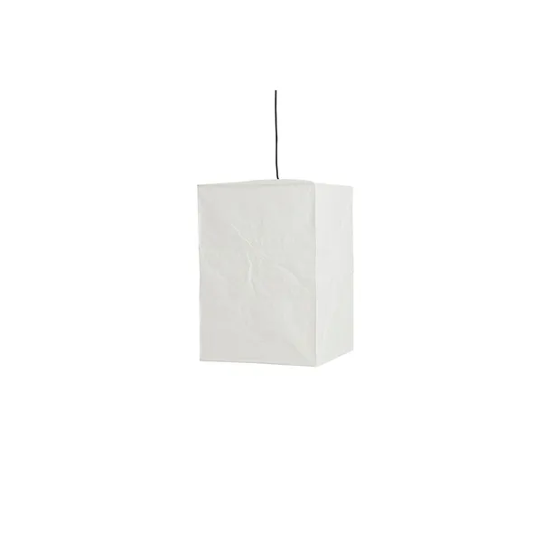 Paper Shade Cube Paralume Senza Cavo Alto Classic White