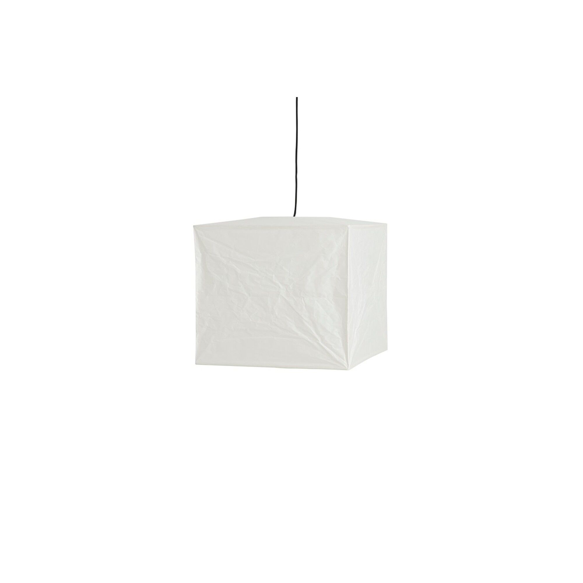Paper Shade Cube Skjerm Uten Ledning Classic White