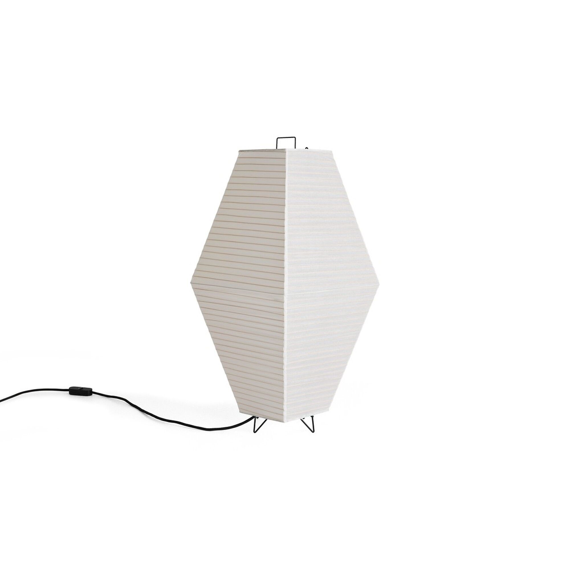 Paper Shade Prism Skjerm til Bord-/Gulvlampe Uten Ledning Classic White