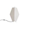 Paper Shade Prism Shade for Table/Floor Lamp Without Cord Classic White