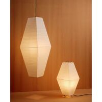 Paper Shade Prism Shade for Table/Floor Lamp Without Cord Classic White