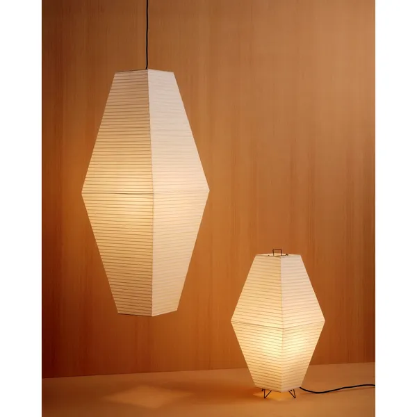 Paper Shade Prism Shade for Table/Floor Lamp Without Cord Classic White