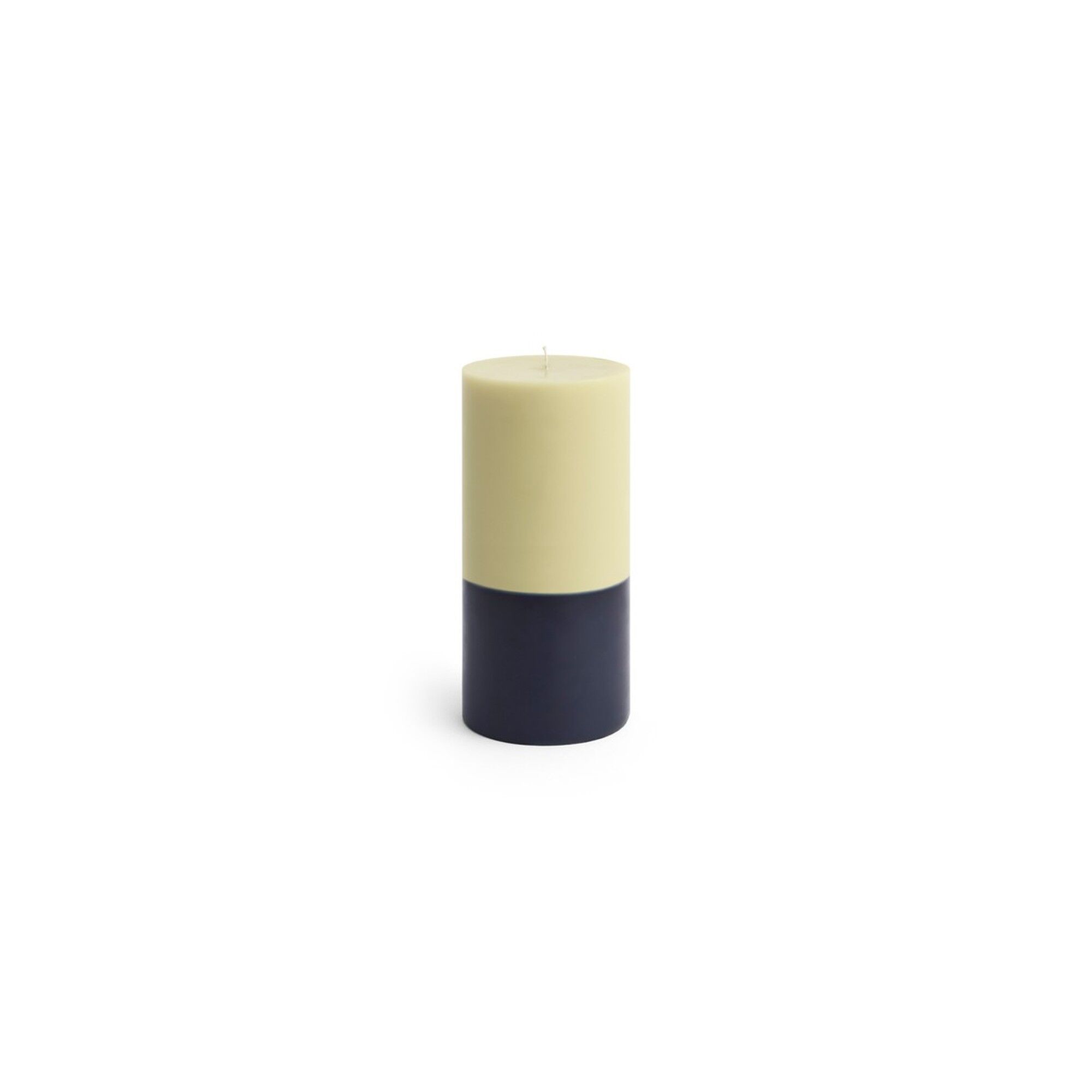 Silo Stearinlys Stor Lime White/Midnight Blue