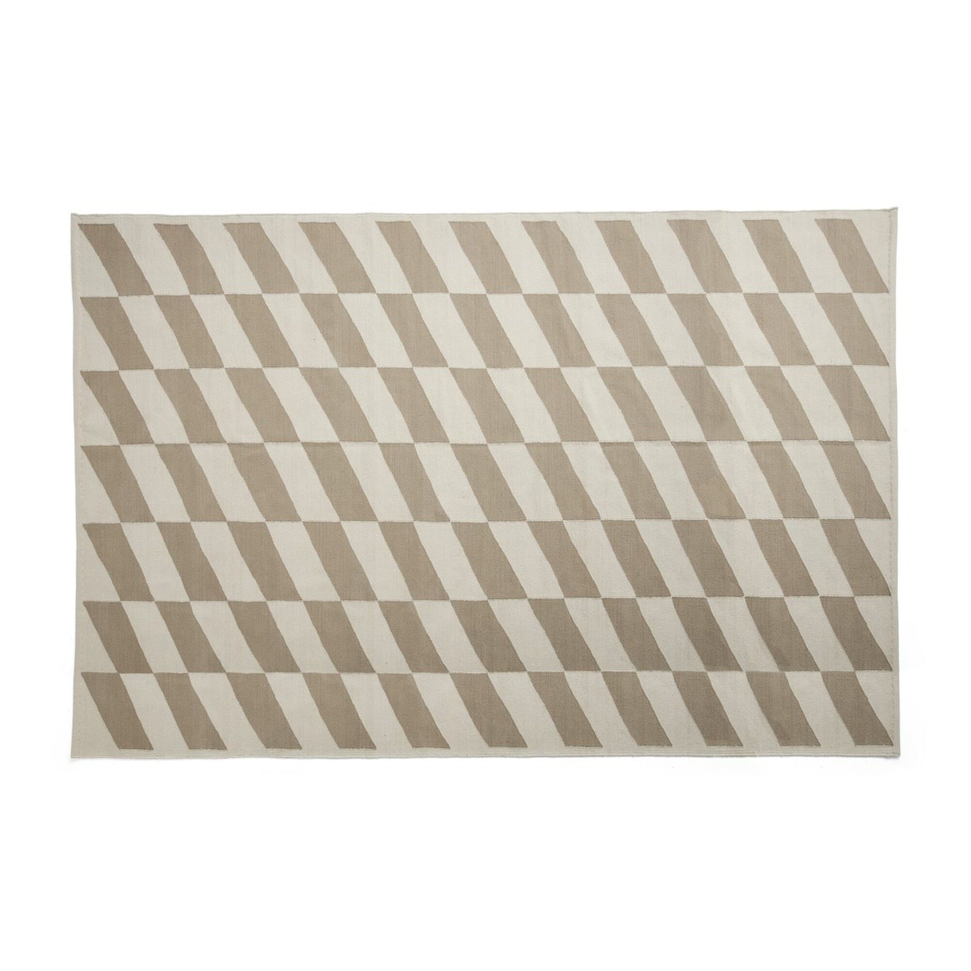 Shift Kelim Teppe 200x300 Beige