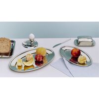 Essential Steel Oval Dish Large Stainless Steel