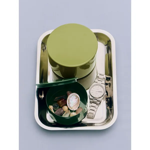 Essential Steel Rectangular Tray Small Stainless Steel