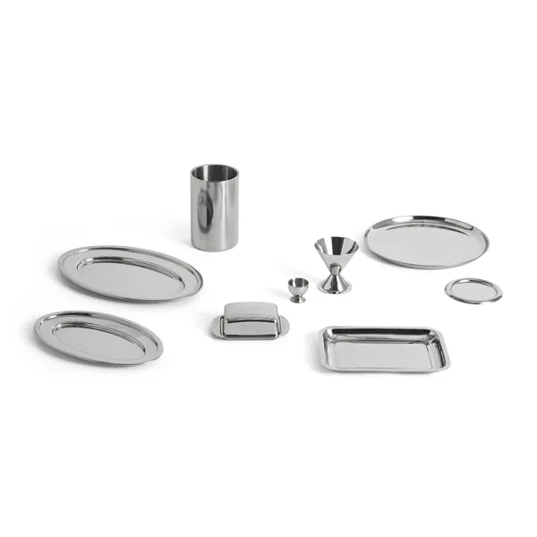 Essential Steel Round Dish Small Stainless Steel