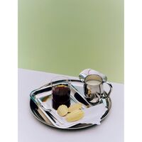 Essential Steel Round Dish Medium Stainless Steel