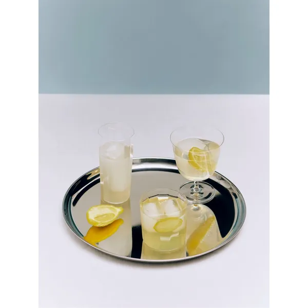 Essential Steel Round Dish Medium Stainless Steel