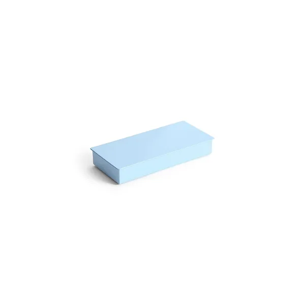Modular Rectangular Low Container Medium Light Blue
