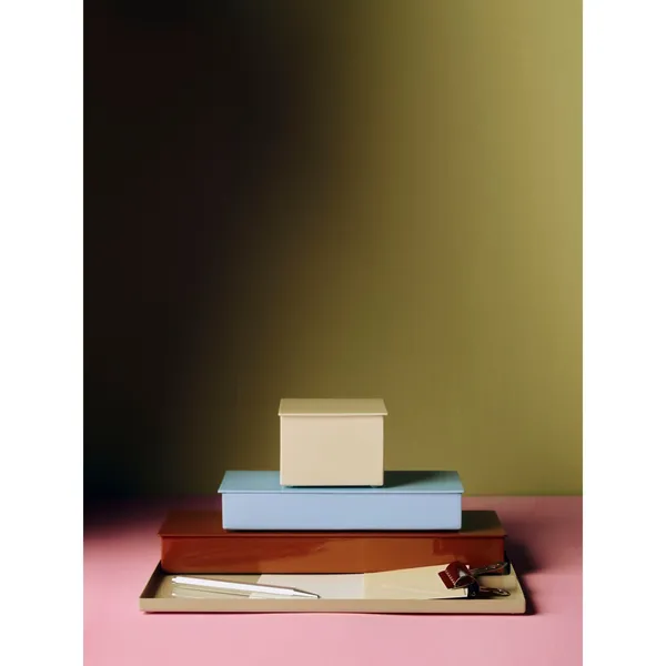 Modular Rectangular Low Container Medium Light Blue