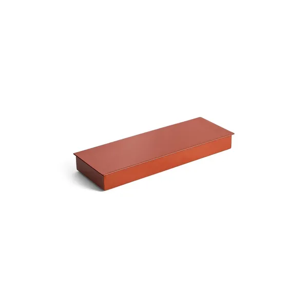 Modular Rectangular Low Container Large Rust